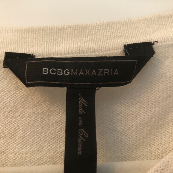 BCBGMaxazaria Navy striped sweater minidress, S - Picture 2 of 3